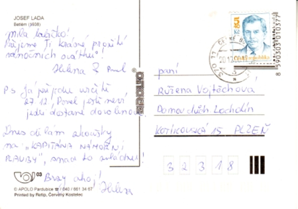 České vánoce 28 1990 95 004 ● - Josef Lada